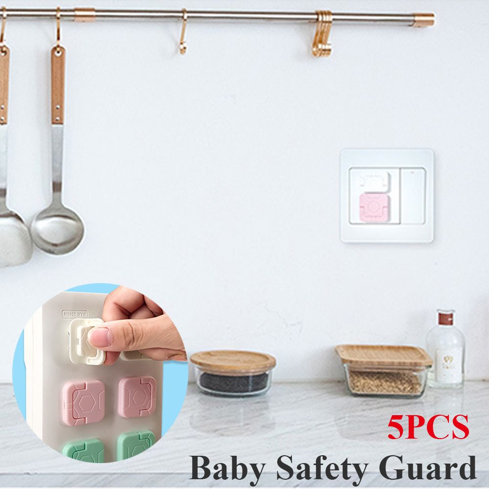 Outlet Cover Baby - Penutup Pelindung Stopkontak Listrik Dua Lubang,