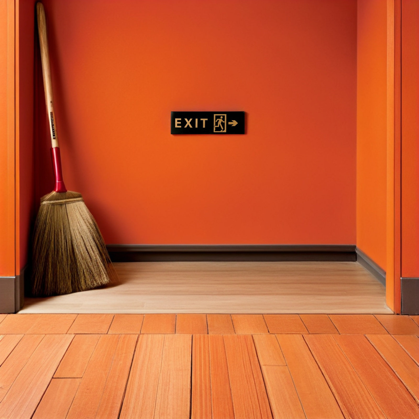 Emergency Exit Sign - 5 Buah Papan Tanda Keluar Akrilik