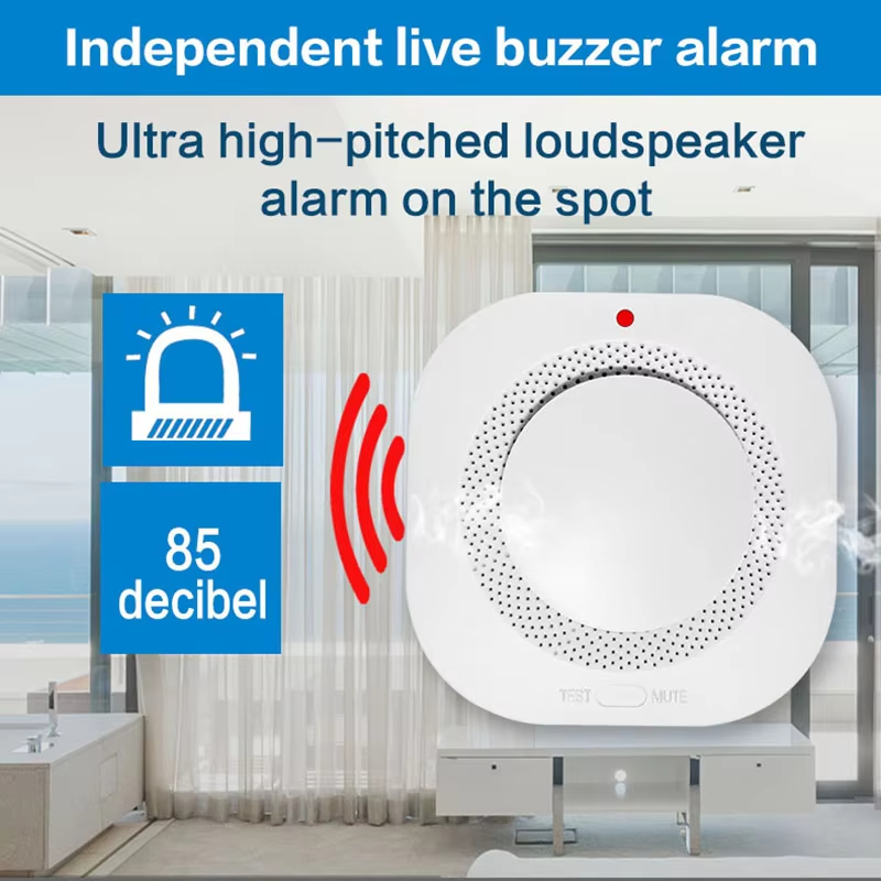 Sensor Detektor Asap Independe - Smoke Detector Interconnected ulasan dan harga