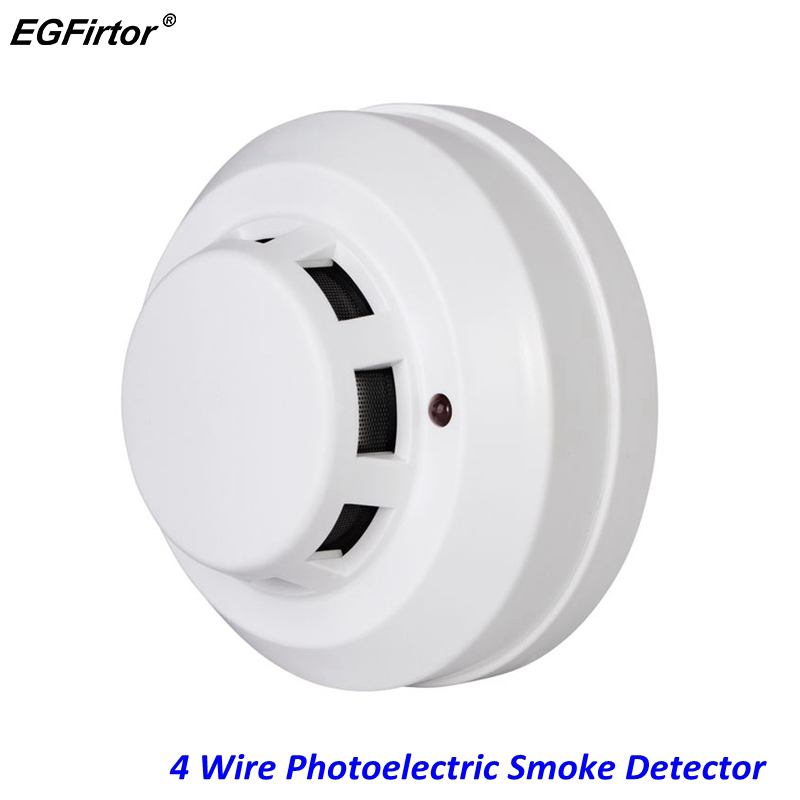 Alarm Kebakaran 4 Wire Photoel - Smoke Detector Interconnected ulasan dan harga