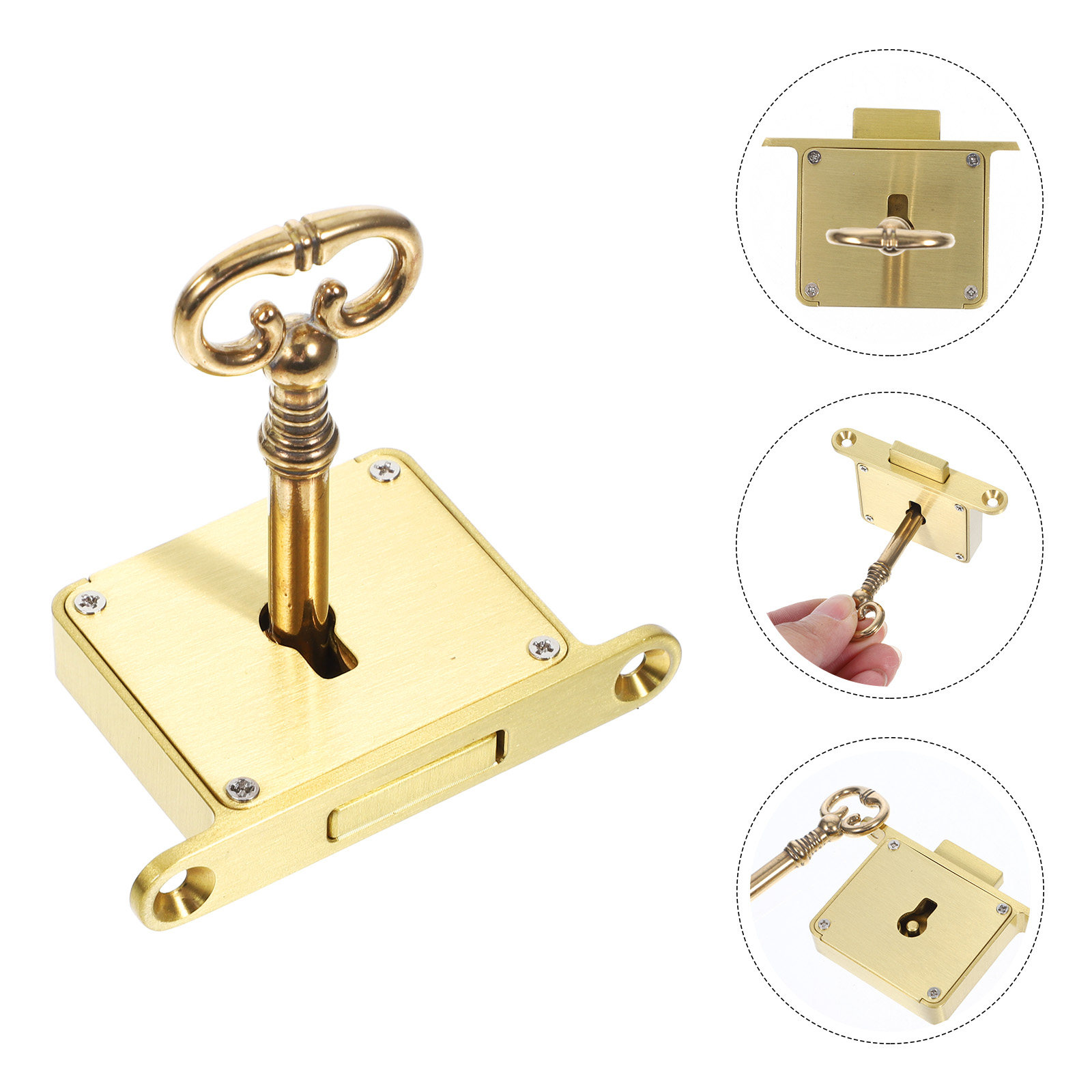 1Set Kunci Kabinet Kuningan Tu - Lockbox Key Secure ulasan dan harga