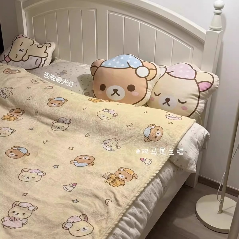 Selimut Flanel Rilakkuma Motif - Fire Blanket Kitchen ulasan dan harga