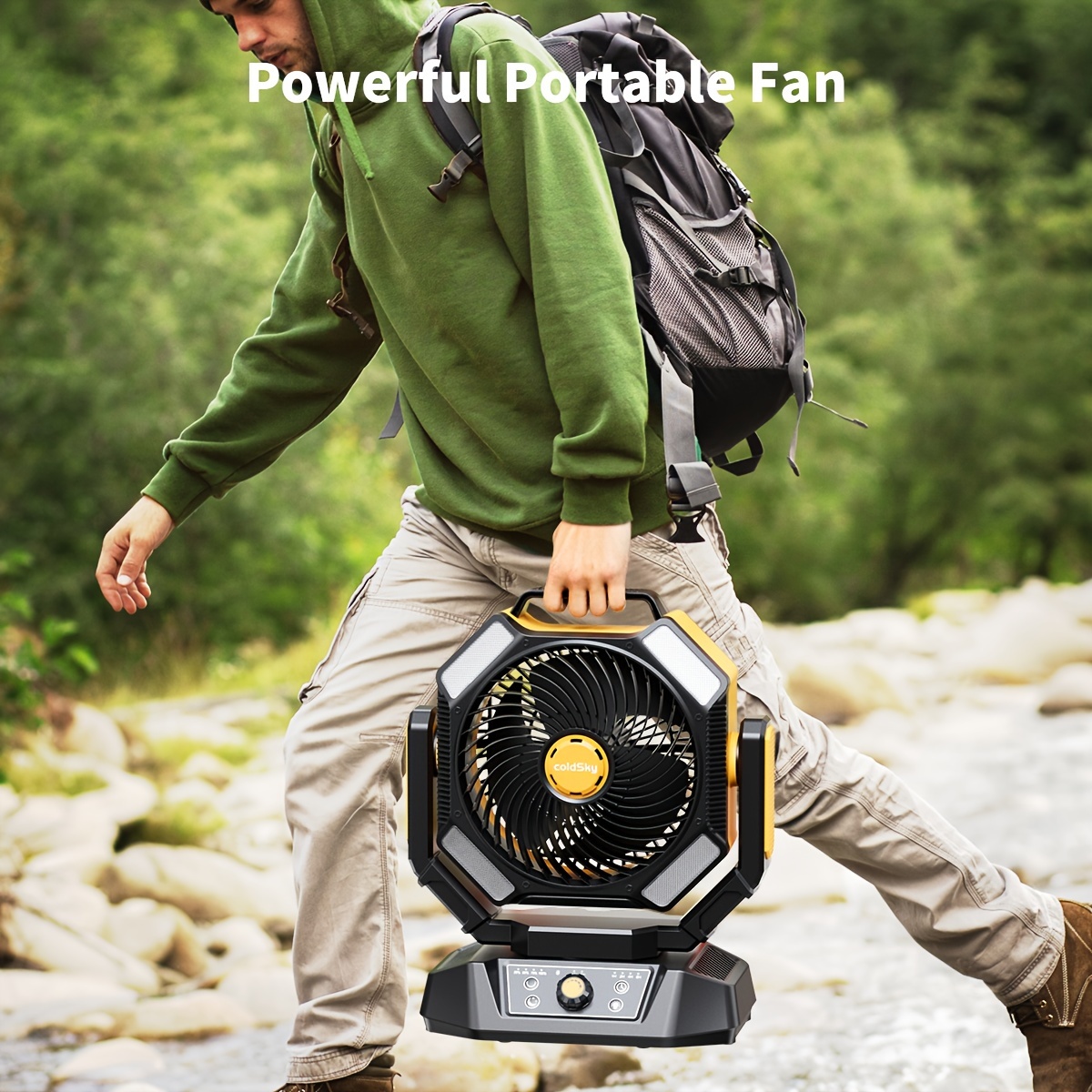 coldSky Kipas Berkemah, Kipas  - Power Outage Light ulasan dan harga