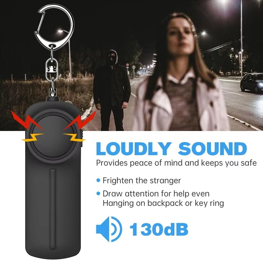 Alarm Keamanan Pribadi 130dB,  - Personal Alarm Keychain ulasan dan harga